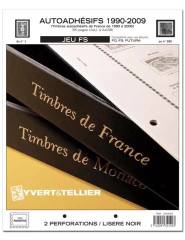 FRANCE AUTOADHESIFS FS : 1990 - 2009 (JEUX SANS POCHETTES)