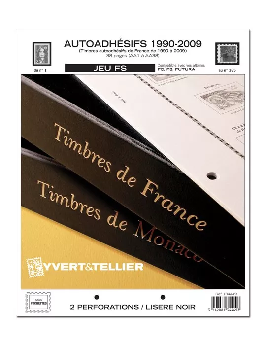 FRANCE AUTOADHESIFS FS : 1990 - 2009 (JEUX SANS POCHETTES)