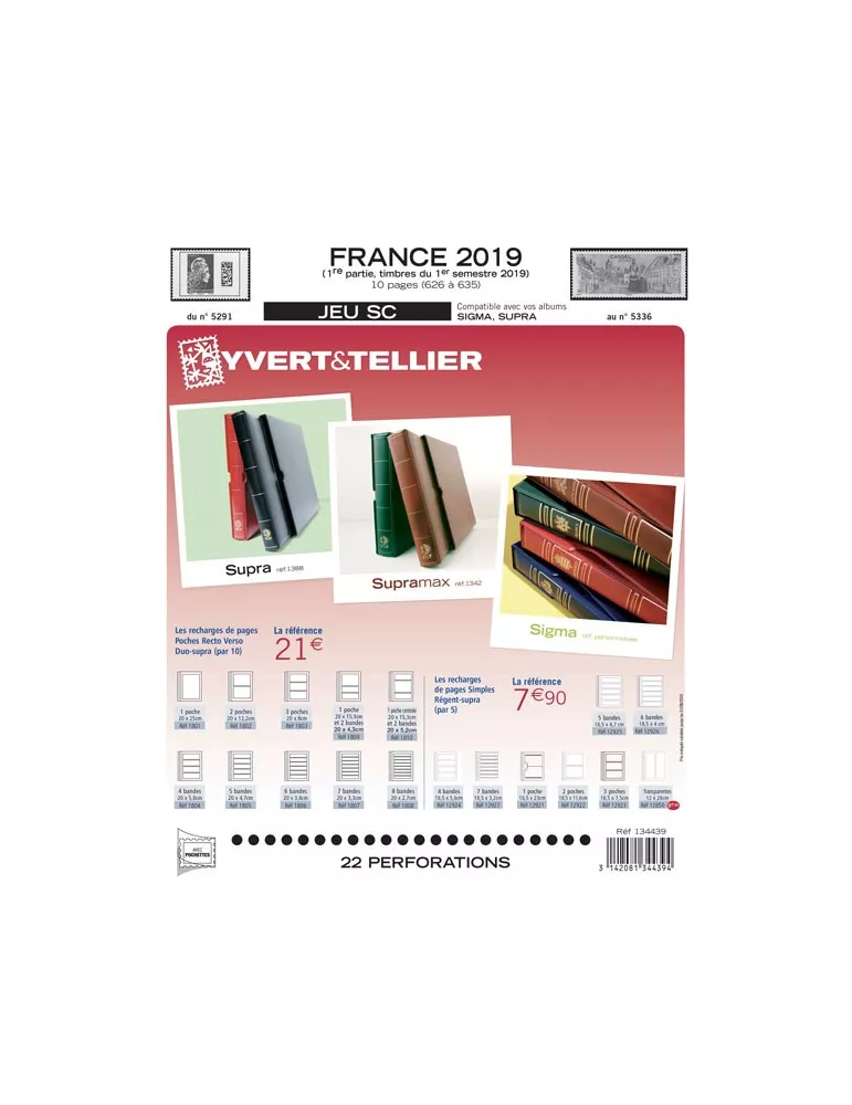 FRANCE SC : 2019 - 1ER SEMESTRE (JEUX AVEC POCHETTES)