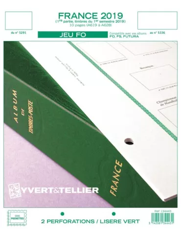 FRANCE FO : 2019 - 1ER SEMESTRE (JEUX SANS POCHETTES)