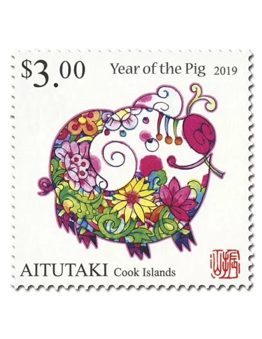 n° 724/725 - Timbre AITUTAKI Poste