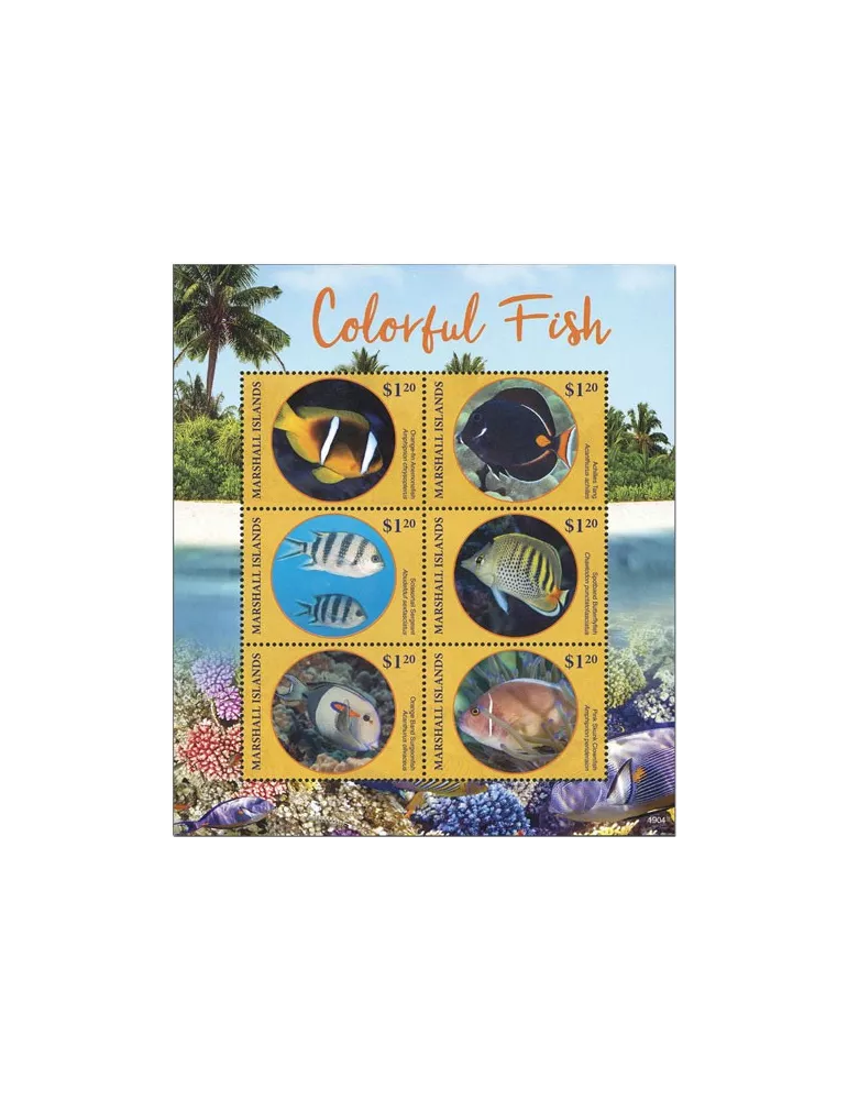 n° 3977/3982 - Timbre MARSHALL Poste