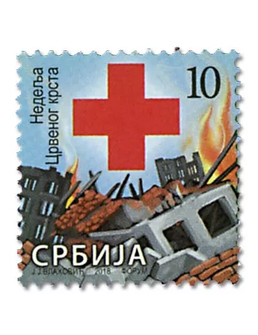 n° 70 - Timbre SERBIE Timbres de bienfaisance