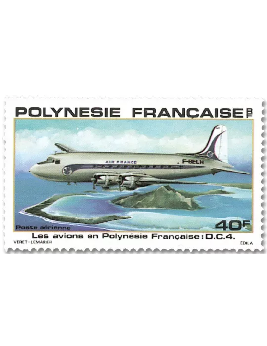 n° 148/152 - Timbre Polynésie Poste aérienne