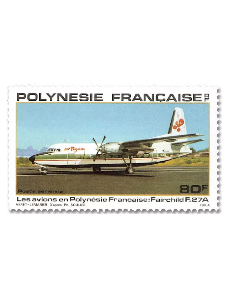 n° 148/152 - Timbre Polynésie Poste aérienne