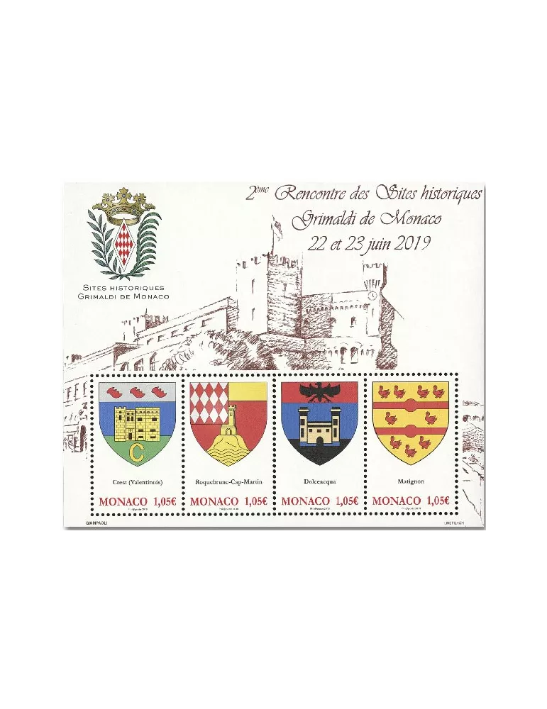 n° F3201 - Timbre Monaco Poste