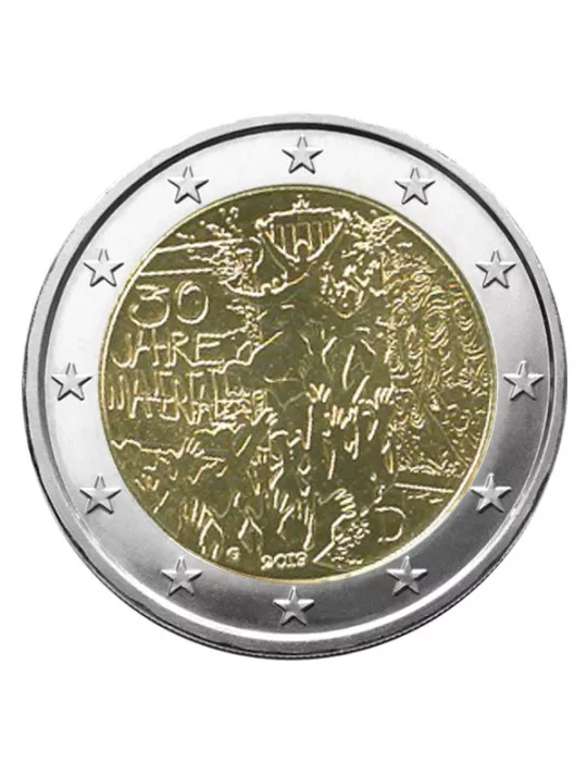 2 EURO COMMEMORATIVE 2019 : ALLEMAGNE - Chute du mur de Berlin