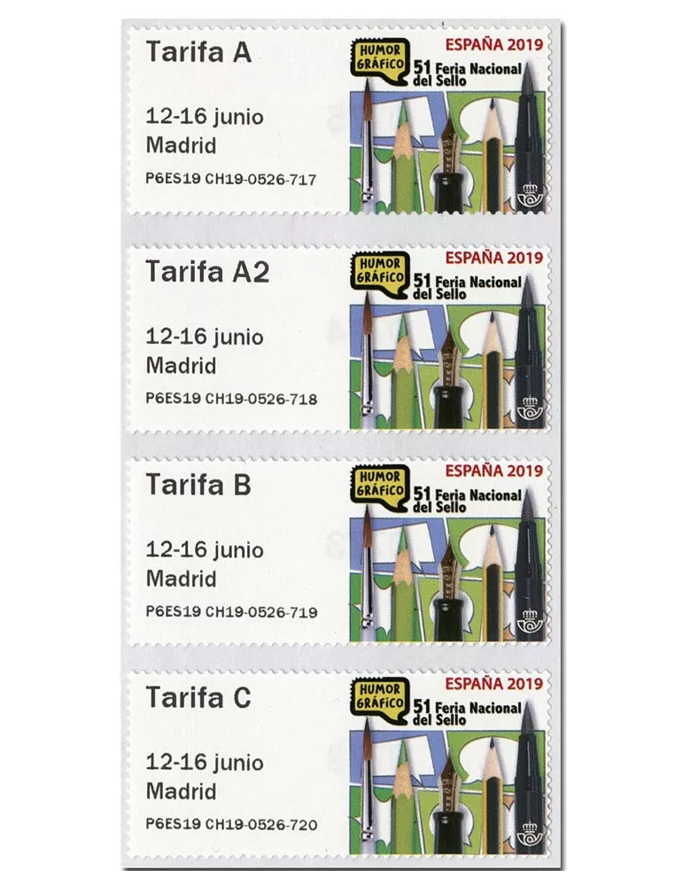 n° 157 - Timbre ESPAGNE Timbres de distributeurs