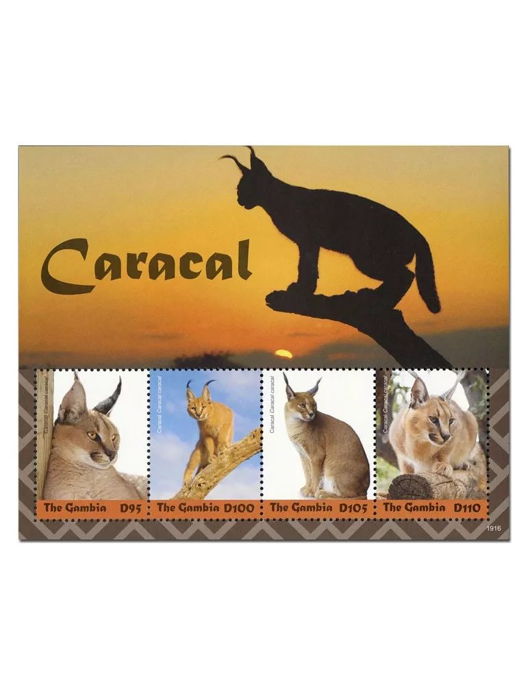 n° 6022/6025 - Timbre GAMBIE Poste