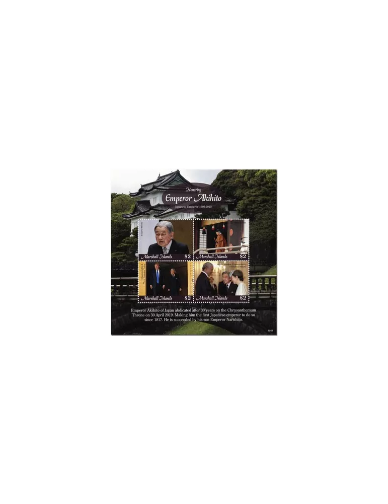 n° 4016/4019 - Timbre MARSHALL Poste