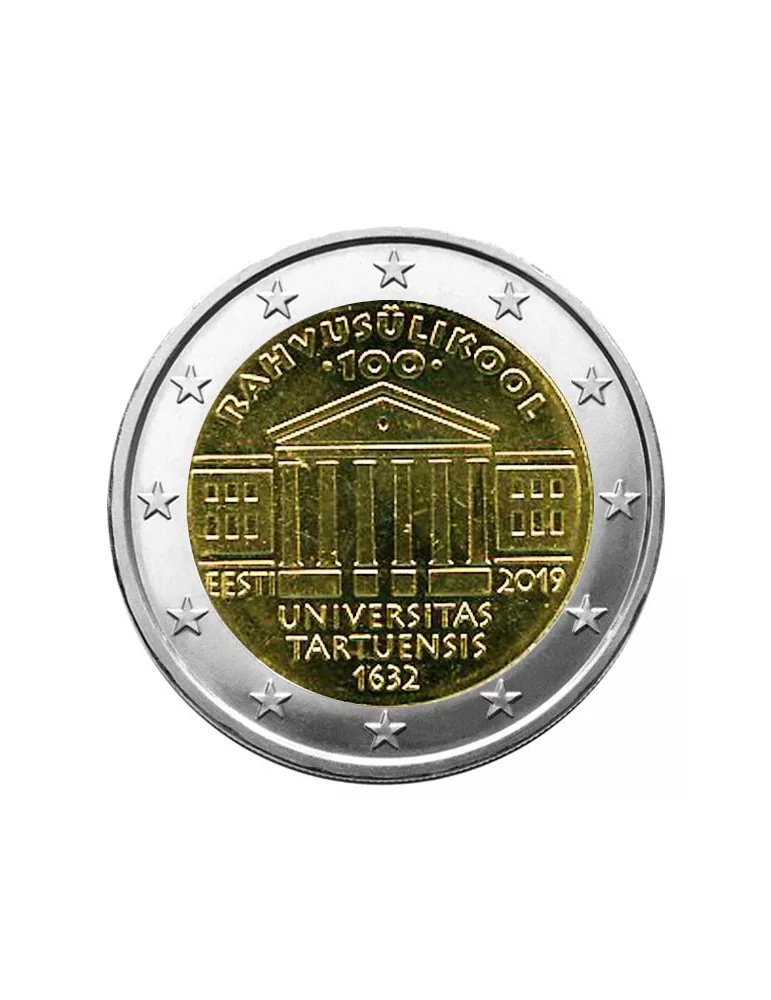 2 EURO COMMEMORATIVE 2019 : ESTONIE (100 ans de l'ouverture de l'Université de Tartu)