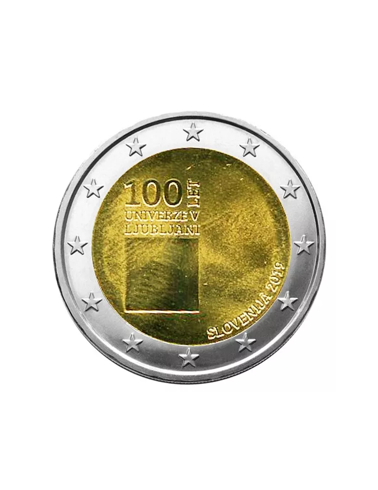 2 EURO COMMEMORATIVE 2019 : SLOVENIE (100 ans de l´universite de Ljubliana)