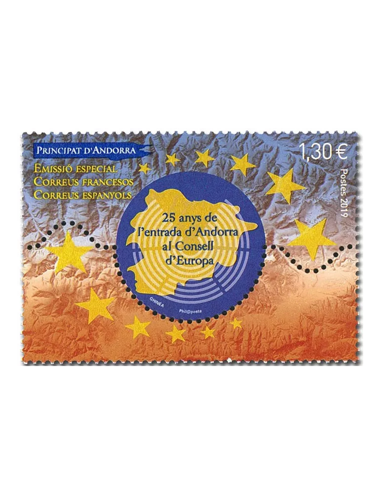 n° 839 - Timbre ANDORRE Poste