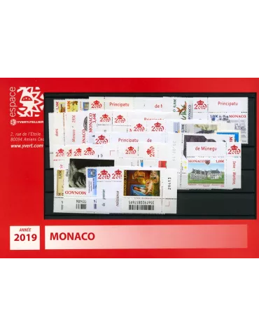 n° 3164/3213 - Timbre Monaco Année complète (2019)