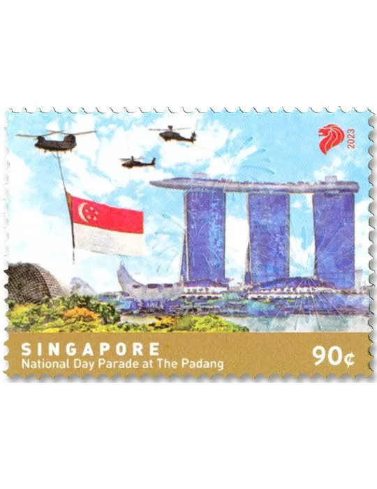 n° 2586/2590 - Timbre SINGAPOUR Poste
