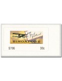 n° 18 - Timbre SINGAPOUR Timbres de distributeurs