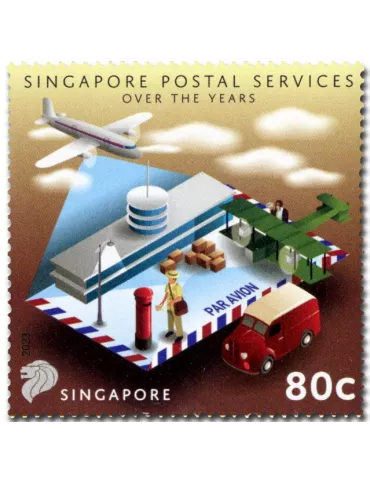 n° 2595/2599 - Timbre SINGAPOUR Poste 2
