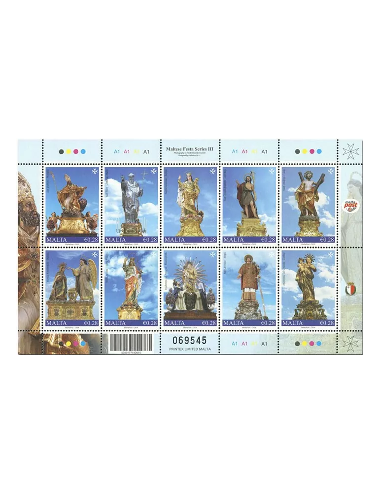 n° 1970/1979 - Timbre MALTE Poste