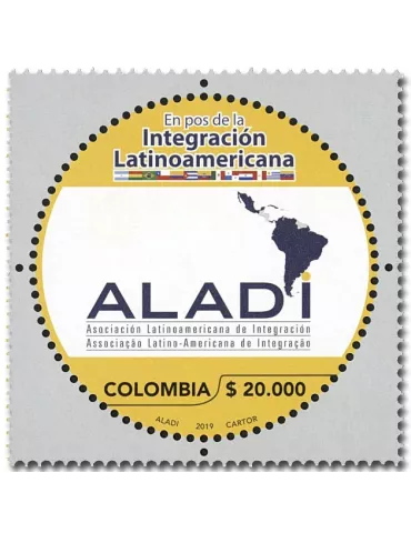 n° 1980 - Timbre COLOMBIE Poste