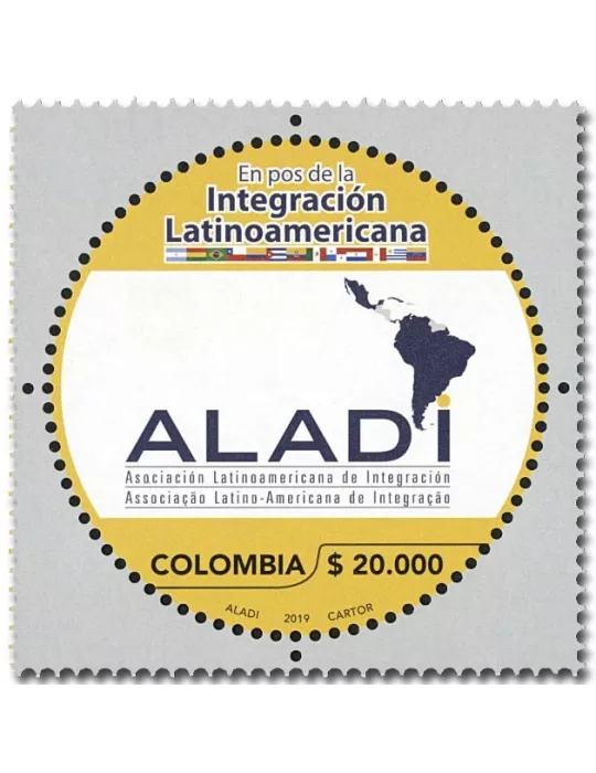 n° 1980 - Timbre COLOMBIE Poste