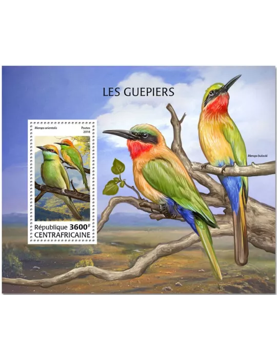 n° 1299 - Timbre CENTRAFRIQUE Blocs et feuillets