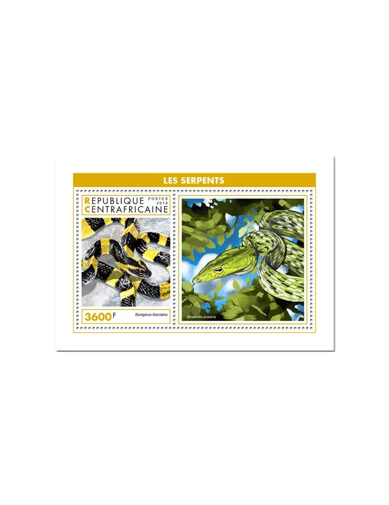 n° 1387 - Timbre CENTRAFRIQUE Blocs et feuillets