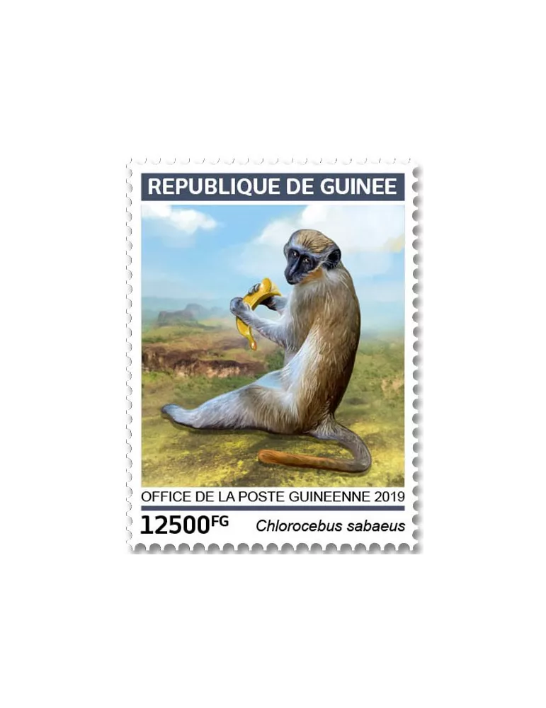 n° 9733/9736 - Timbre GUINÉE Poste