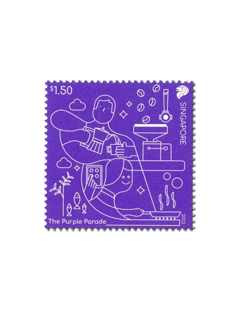 n° 2610/2613 - Timbre SINGAPOUR Poste