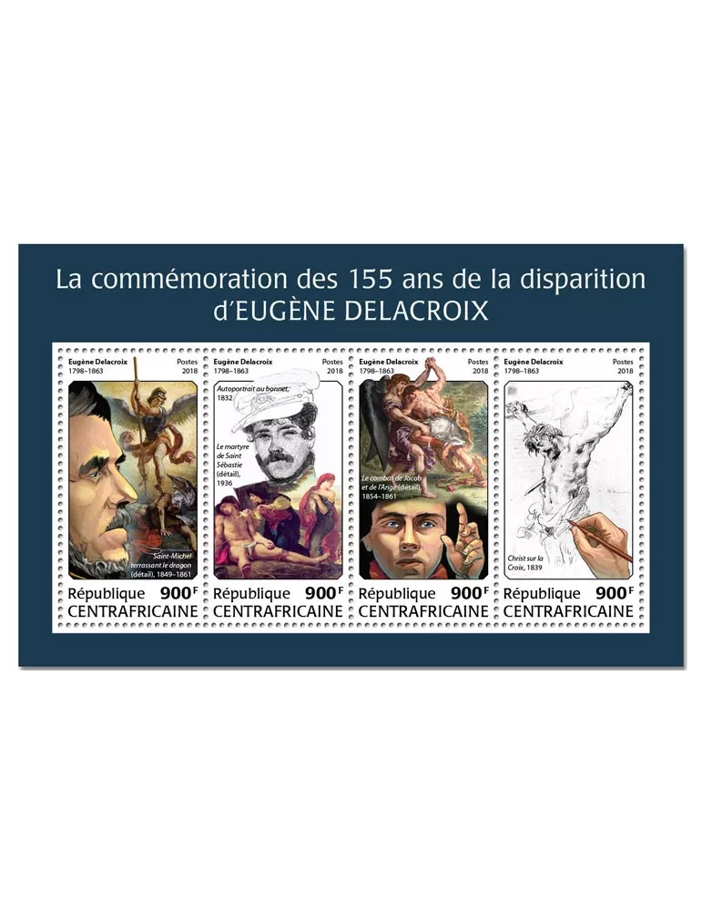 n° 5563/5566 - Timbre CENTRAFRIQUE Poste