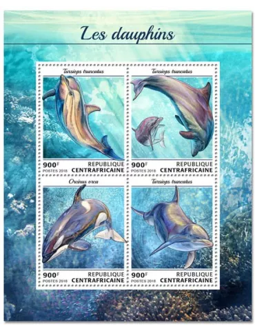 n° 5667/5670 - Timbre CENTRAFRIQUE Poste