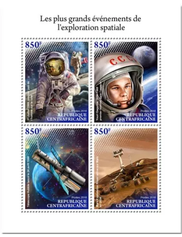 n° 5840/5843 - Timbre CENTRAFRIQUE Poste