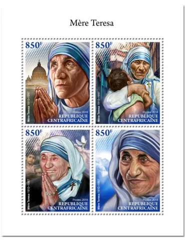 n° 5904/5907 - Timbre CENTRAFRIQUE Poste