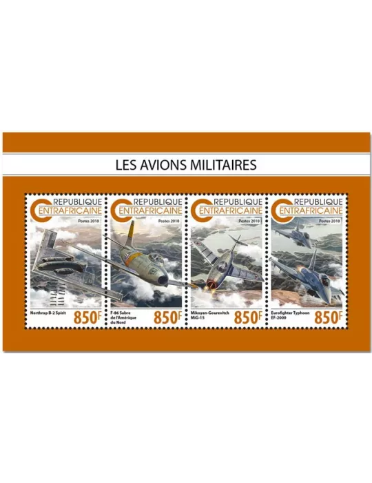 n° 5984/5987 - Timbre CENTRAFRIQUE Poste