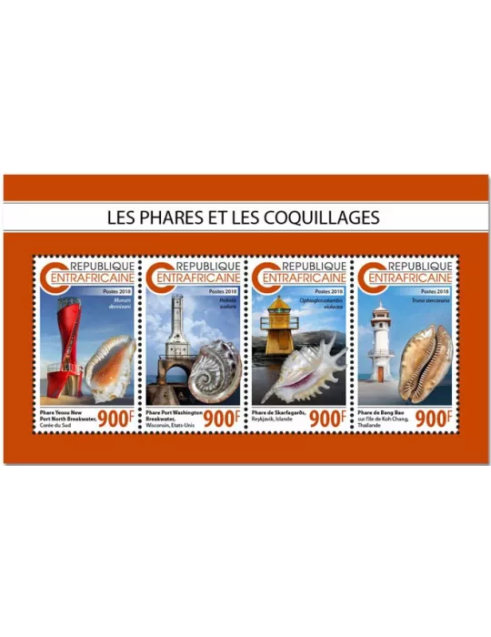 n° 5996/5999 - Timbre CENTRAFRIQUE Poste