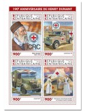 n° 6032/6035 - Timbre CENTRAFRIQUE Poste