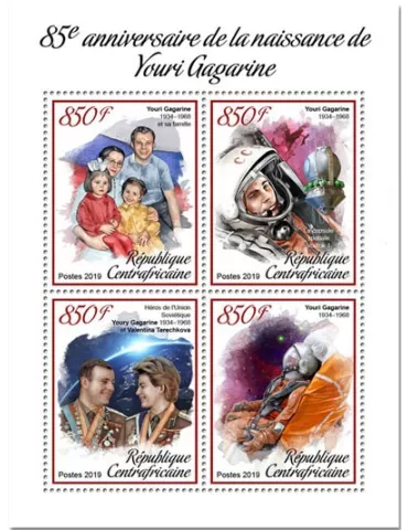 n° 6081/6084 - Timbre CENTRAFRIQUE Poste