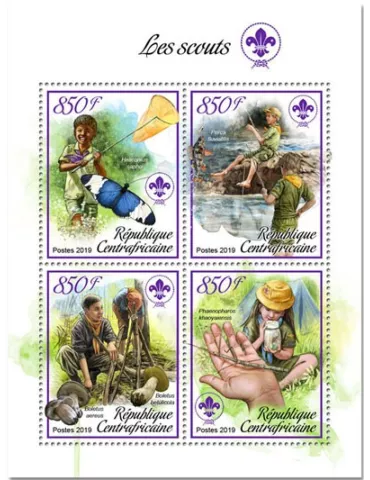 n° 6121/6124 - Timbre CENTRAFRIQUE Poste