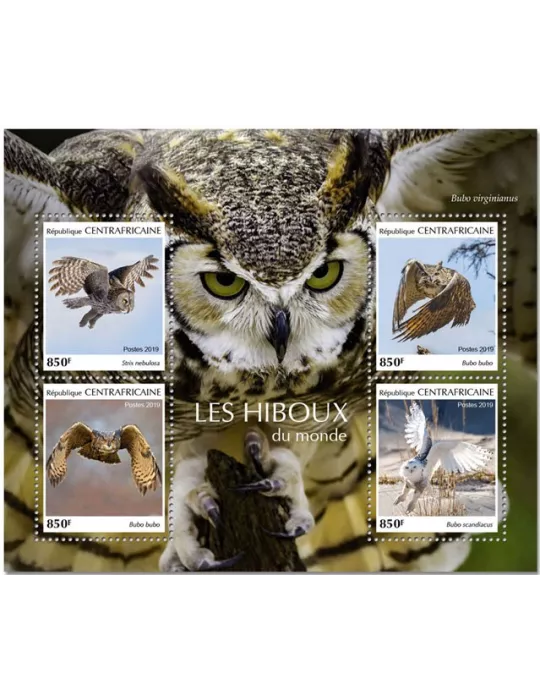 n° 6157/6160 - Timbre CENTRAFRIQUE Poste