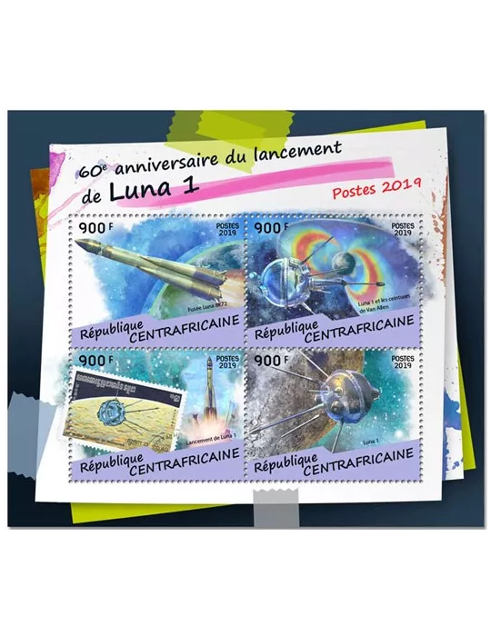 n° 6201/6204 - Timbre CENTRAFRIQUE Poste