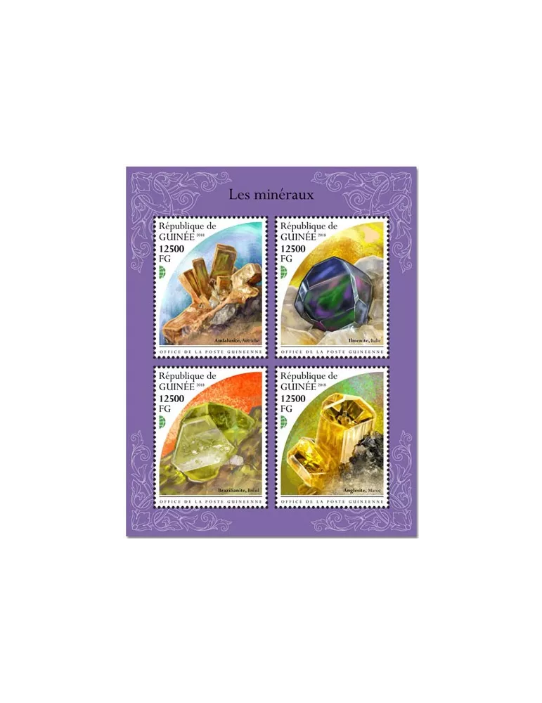 n° 9593/9596 - Timbre GUINÉE Poste