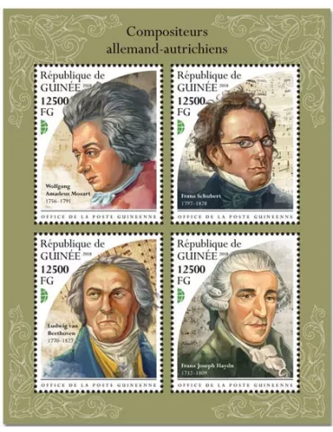 n° 9597/9600 - Timbre GUINÉE Poste