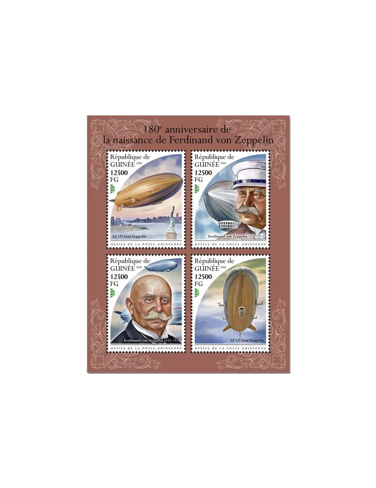 n° 9645/9648 - Timbre GUINÉE Poste