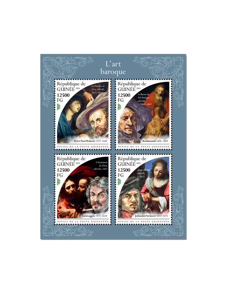 n° 9661/9664 - Timbre GUINÉE Poste