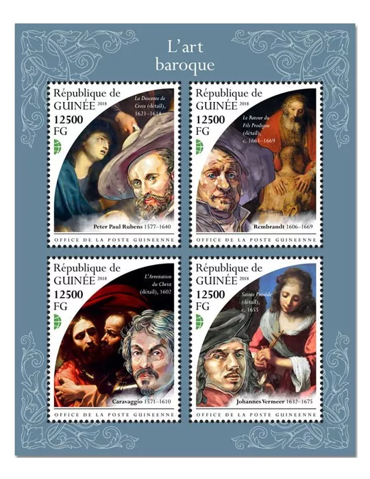 n° 9661/9664 - Timbre GUINÉE Poste