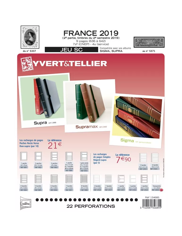 FRANCE SC : 2019 - 2E SEMESTRE (JEUX AVEC POCHETTES)