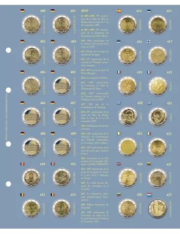 Recharges 2€ COMMÉMORATIFS (2019) 2