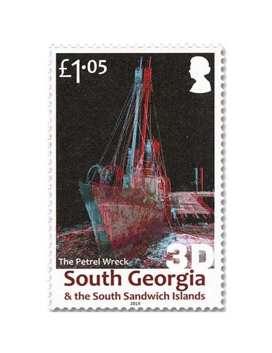 n° 708/711 - Timbre GEORGIE DU SUD Poste