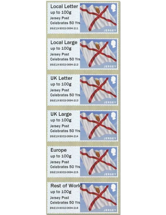 n° 2ae - Timbre JERSEY Timbres de distributeurs