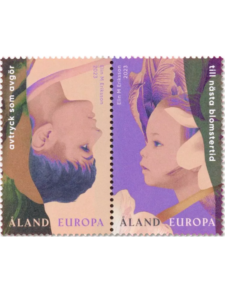 n° 544/545 - Timbre ALAND Poste