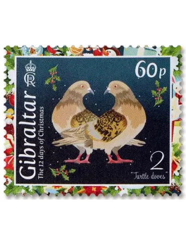 n° 2065/2070 - Timbre GIBRALTAR Poste 2